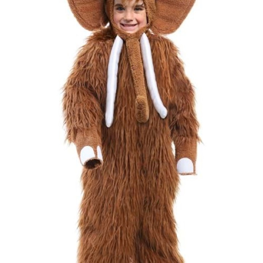 Kids size Small Mammoth Costume - Brown